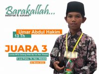 Umar Abdul Hakim, Juara 3 MTQ Hifzhil Non Tilawah